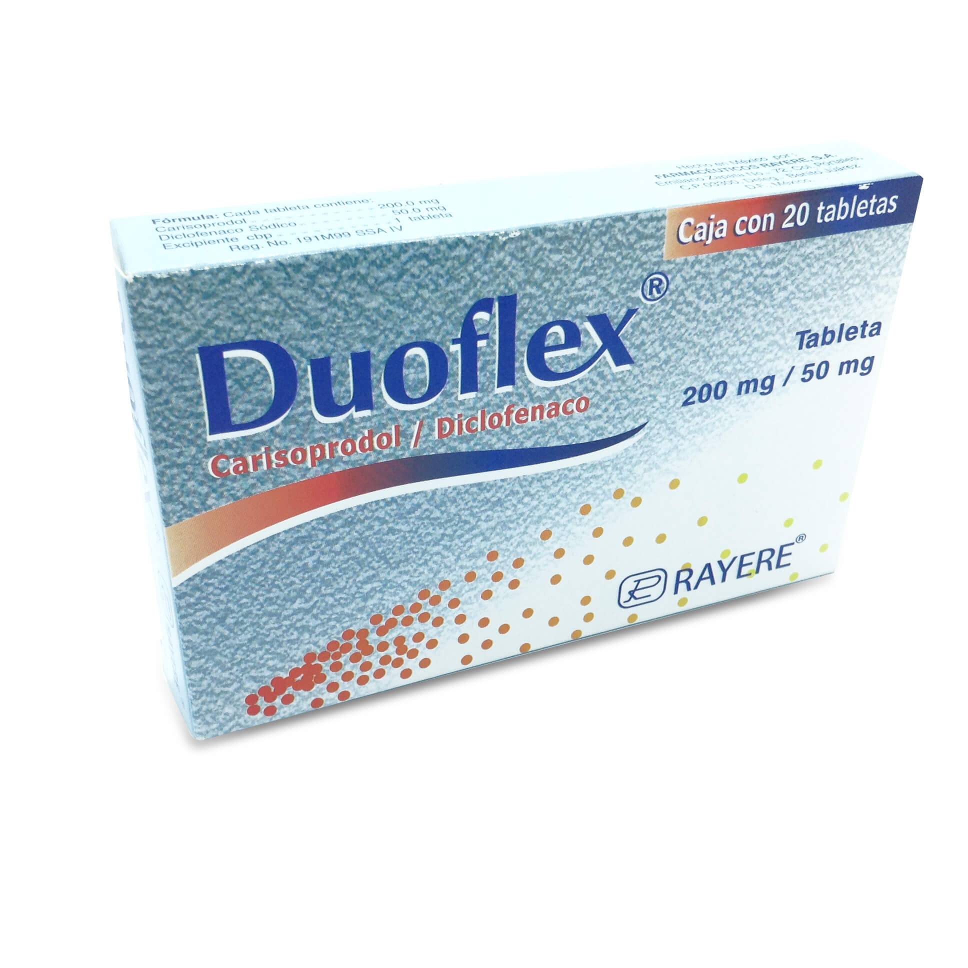 DUOFLEX 20 TAB 200/50MG  RAYERE