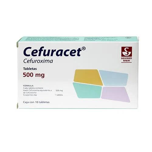 CEFURACET 10 TAB 500MG