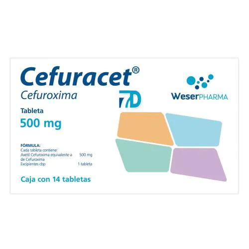 CEFURACET 7D 14 TAB 500MG