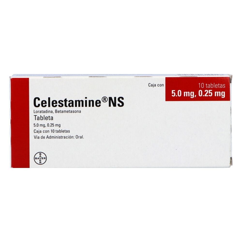 CELESTAMINE NS 5 0 25MG TABC10