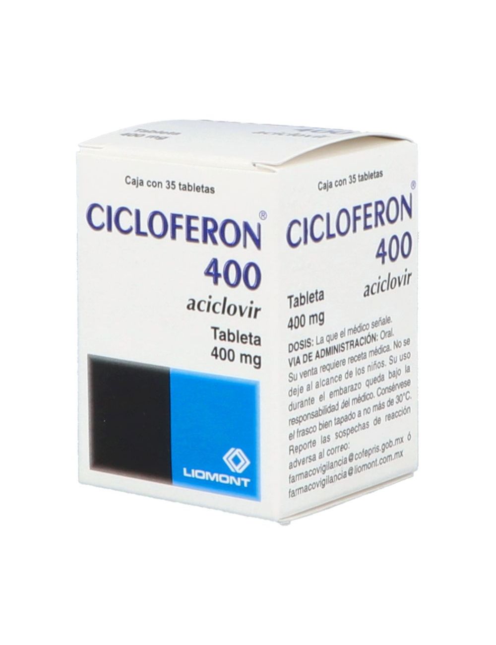 CICLOFERON 35 TAB 400MG