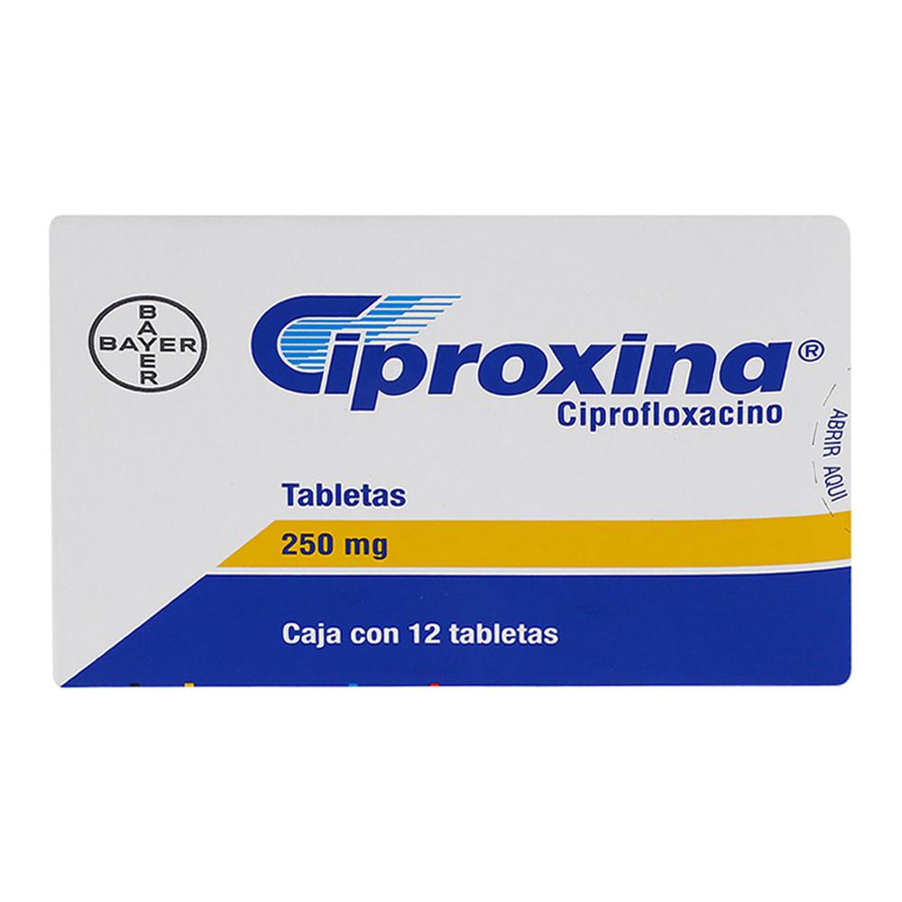 CIPROXINA 12 COMP 250MG