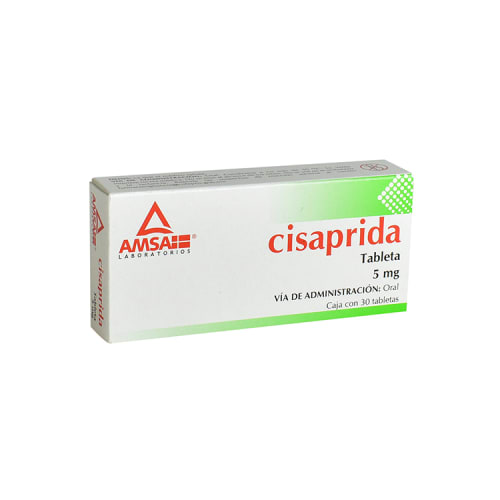 CISAPRIDA 30 TAB 5MG  AMSA