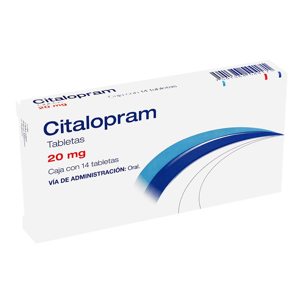 CITALOPRAM 14 TAB 20MG PSICOFARMA