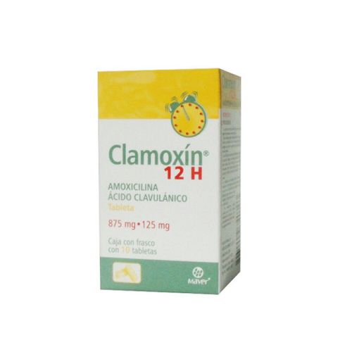 CLAMOXIN 12H 10 TAB 875/125MG  MAVER