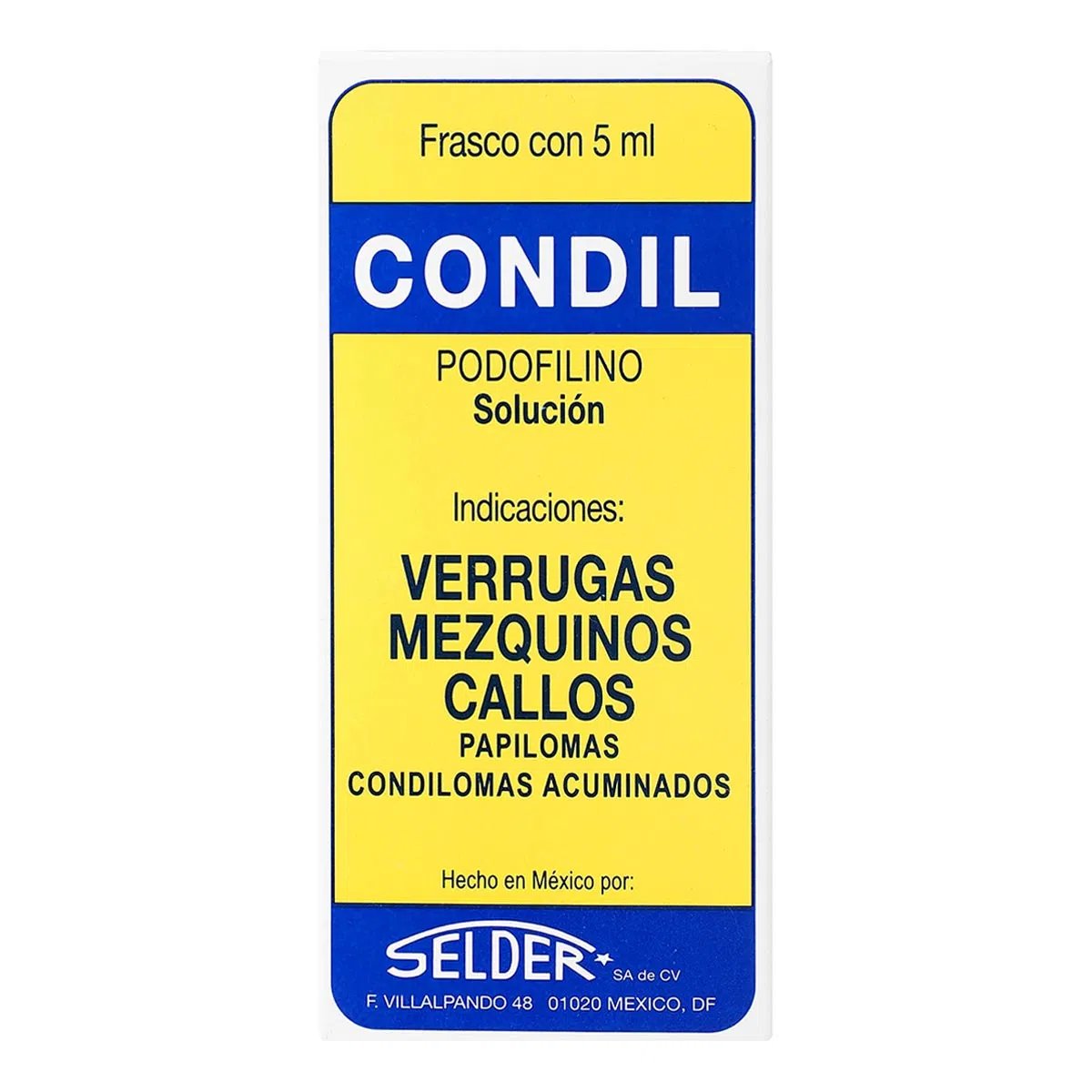 CONDIL 250MG SOL 5ML