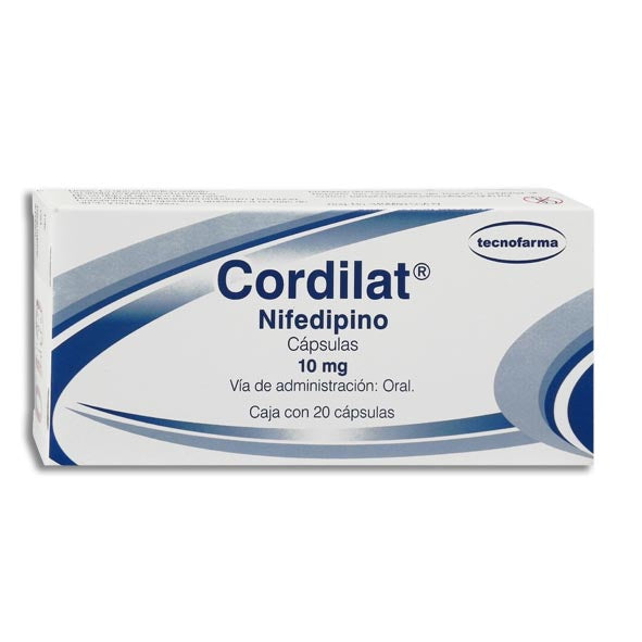 CORDILAT 20 CAP 10MG