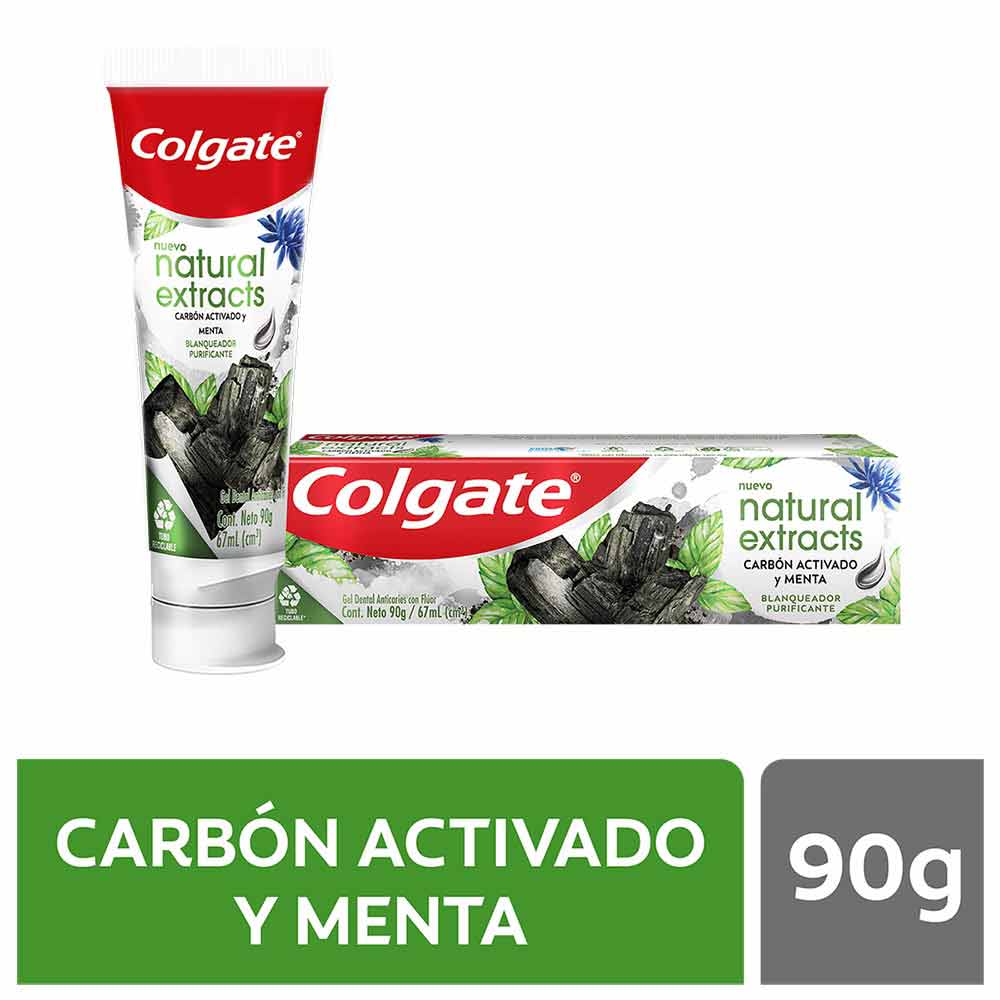 COLGATE CRE DENT NATURAL CARBON 90G