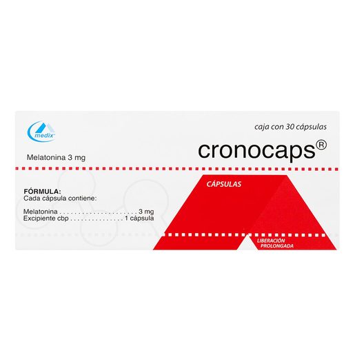 CRONOCAPS 30 CAP 3MG