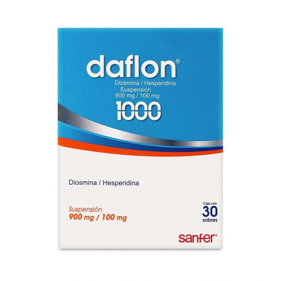 DAFLON 1000 30 SOBRES 900/100MG