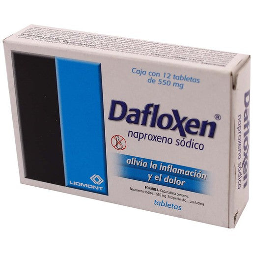 DAFLOXEN 12 TAB 550MG