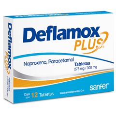 DEFLAMOX PLUS 16 TAB 275/300MG