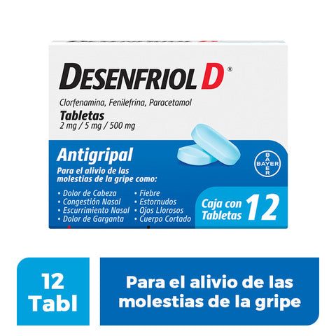 DESENFRIOL D 12 TAB