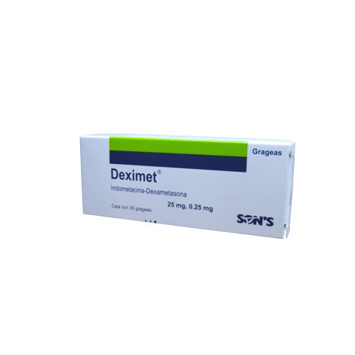 DEXIMET 30 GRAG 25/0.25MG  SONS