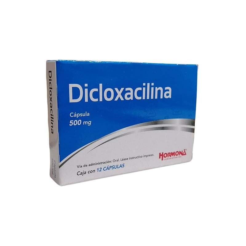 DICLOXACILINA 12 CAP 500MG HORMONA