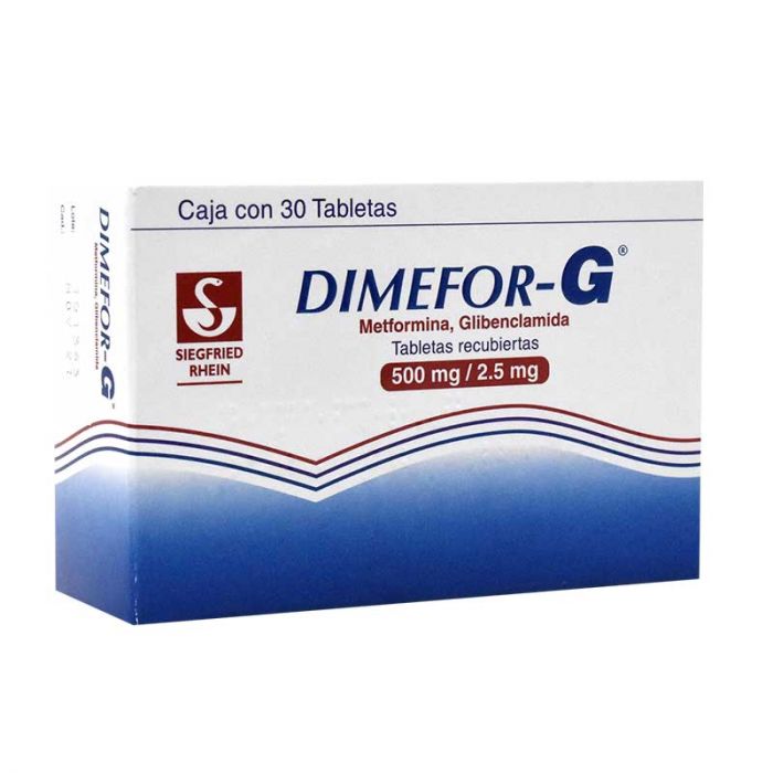 DIMEFOR G 500/2.5MG TAB C30