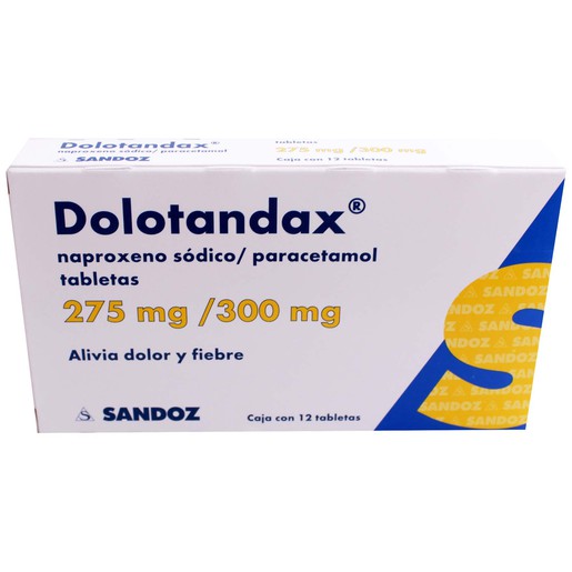 DOLO TANDAX 12 TAB 275MG