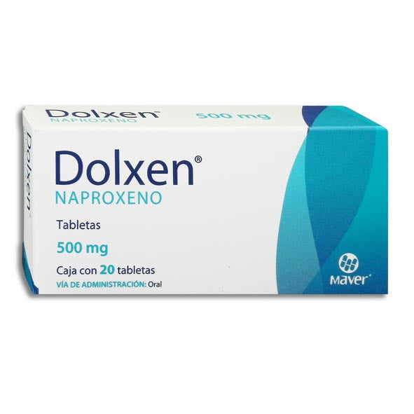 DOLXEN 20 TAB 500MG  MAVER