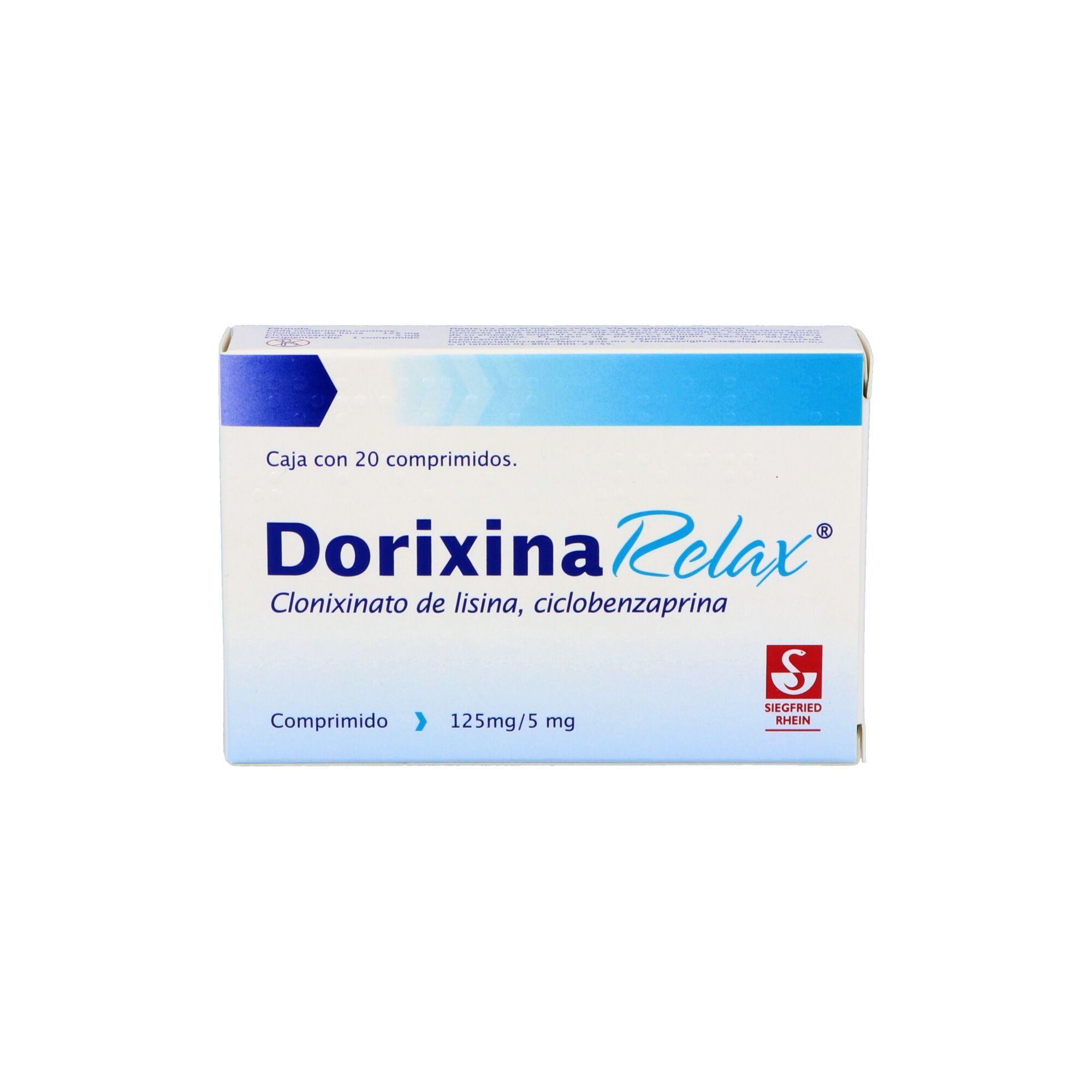 DORIXINA RELAX 125/5MG CPR C20