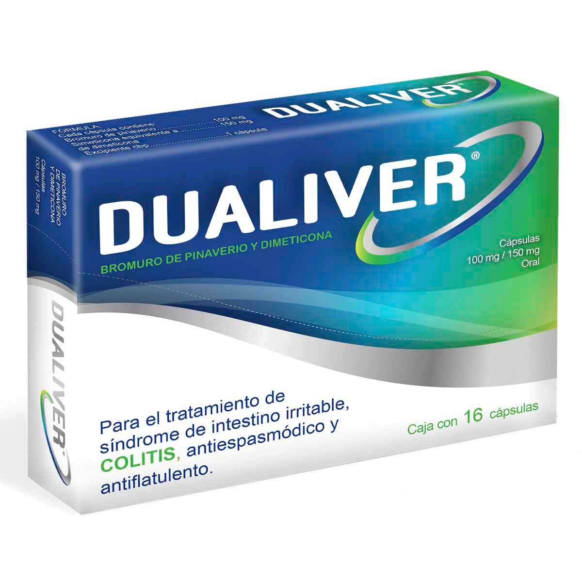 DUALIVER 100/150MG CAP 16