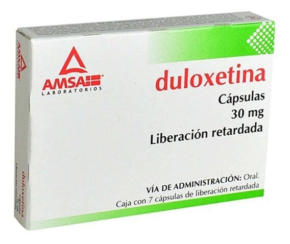 DULOXETINA 7 CAP 30MG AMSA