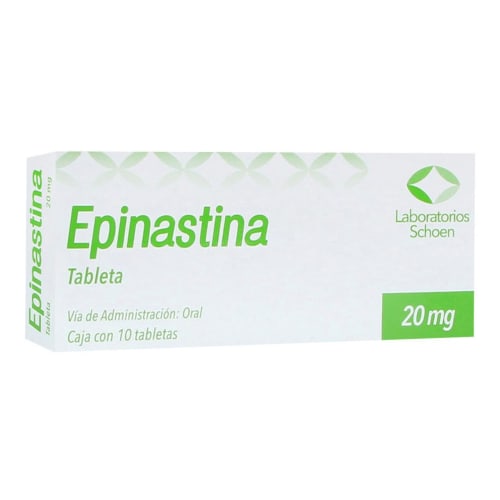 EPINASTINA 10 TAB 20MG  SCHOEN