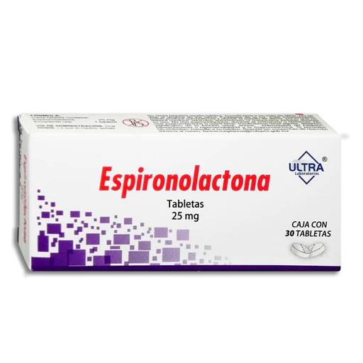 ESPIRONOLACTONA 30 TAB 25MG  ULTRA