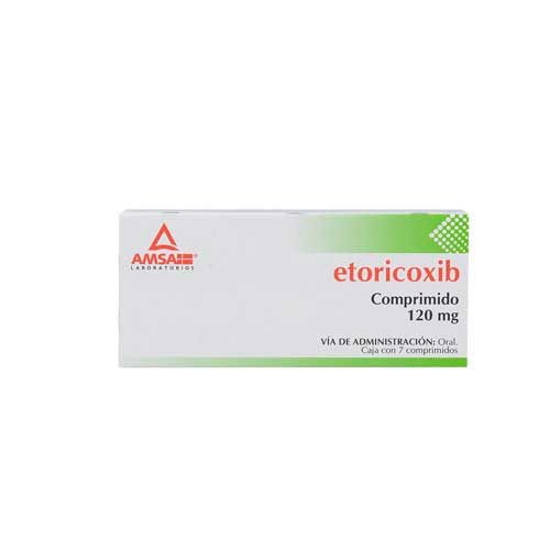 ETORICOXIB 7 COMP 120MG  AMSA