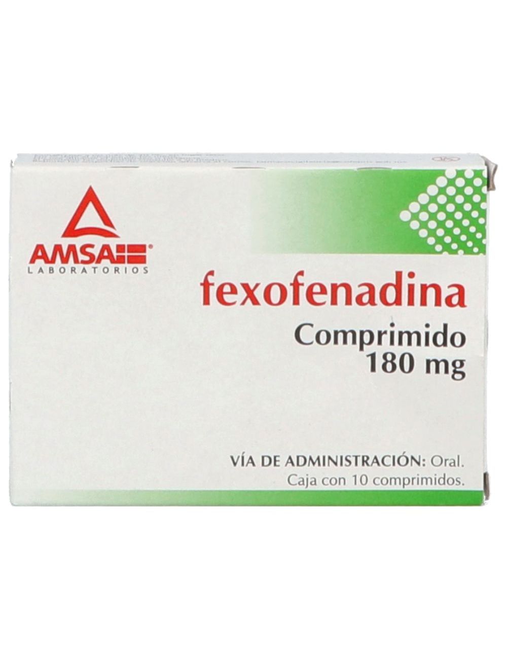 FEXOFENADINA 10 COMP 180MG  AMSA