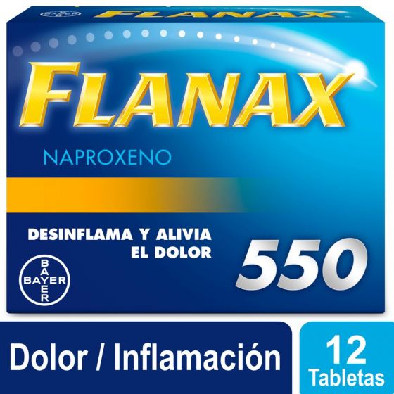 FLANAX 12 TAB 550MG