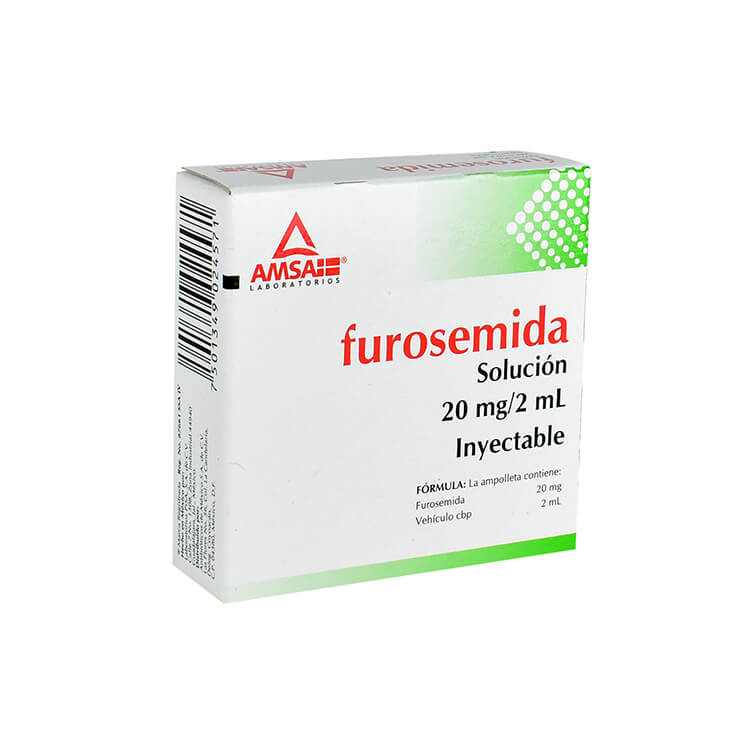 FUROSEMIDA 5 AMP 20MG  AMSA