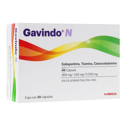 GAVINDO N 30 CAP 300/100/0.200MG