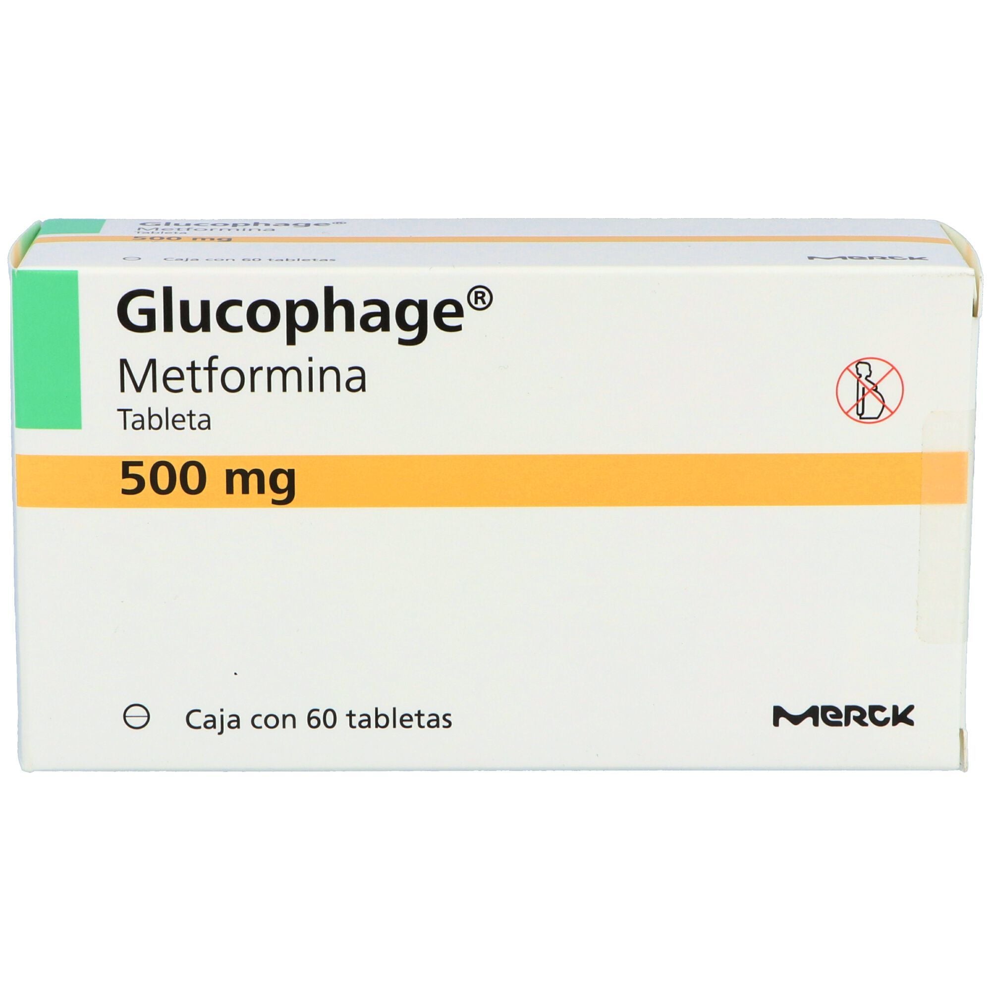 GLUCOPHAGE 500MG TAB C60