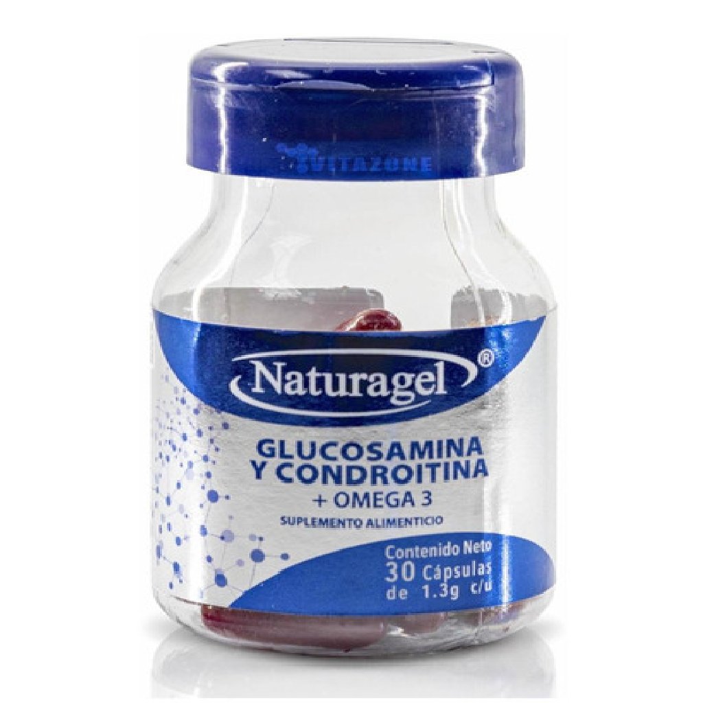 GLUCOSAMINA CONDROITINA OMEGA 3 FCO 30 CAP  NATURAGEL