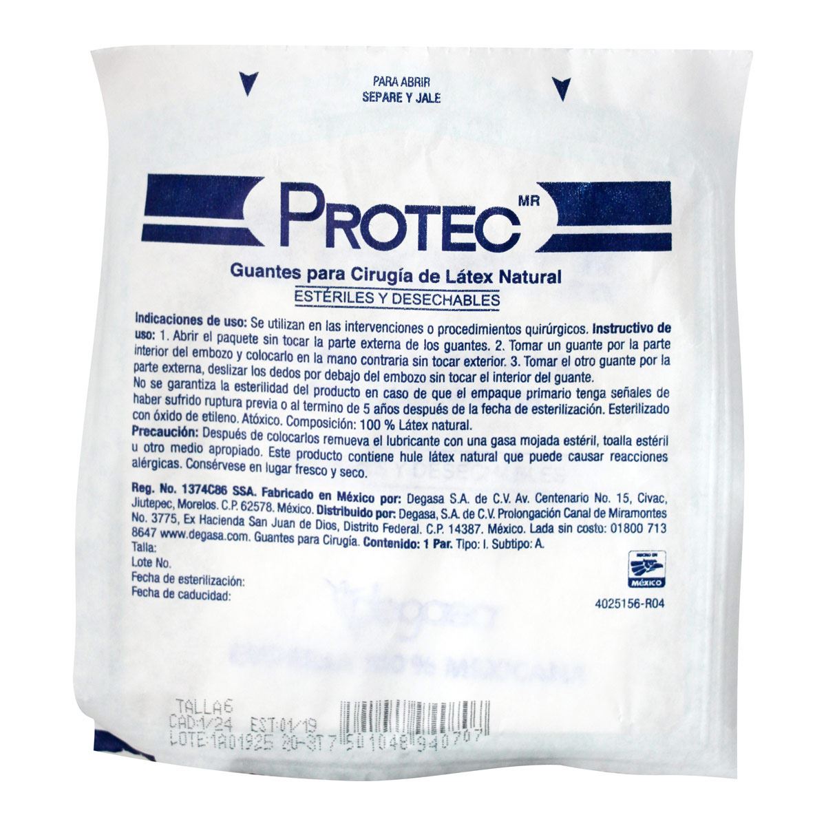 GUANTE C PROTEC DESCH 6 12