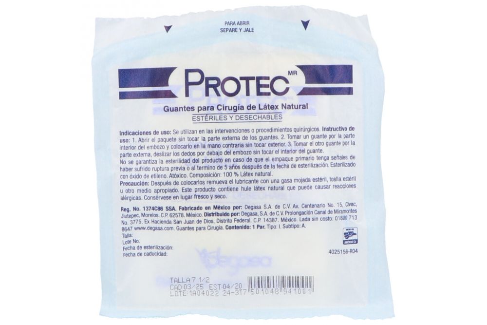 GUANTE C PROTEC DESCH 7 12