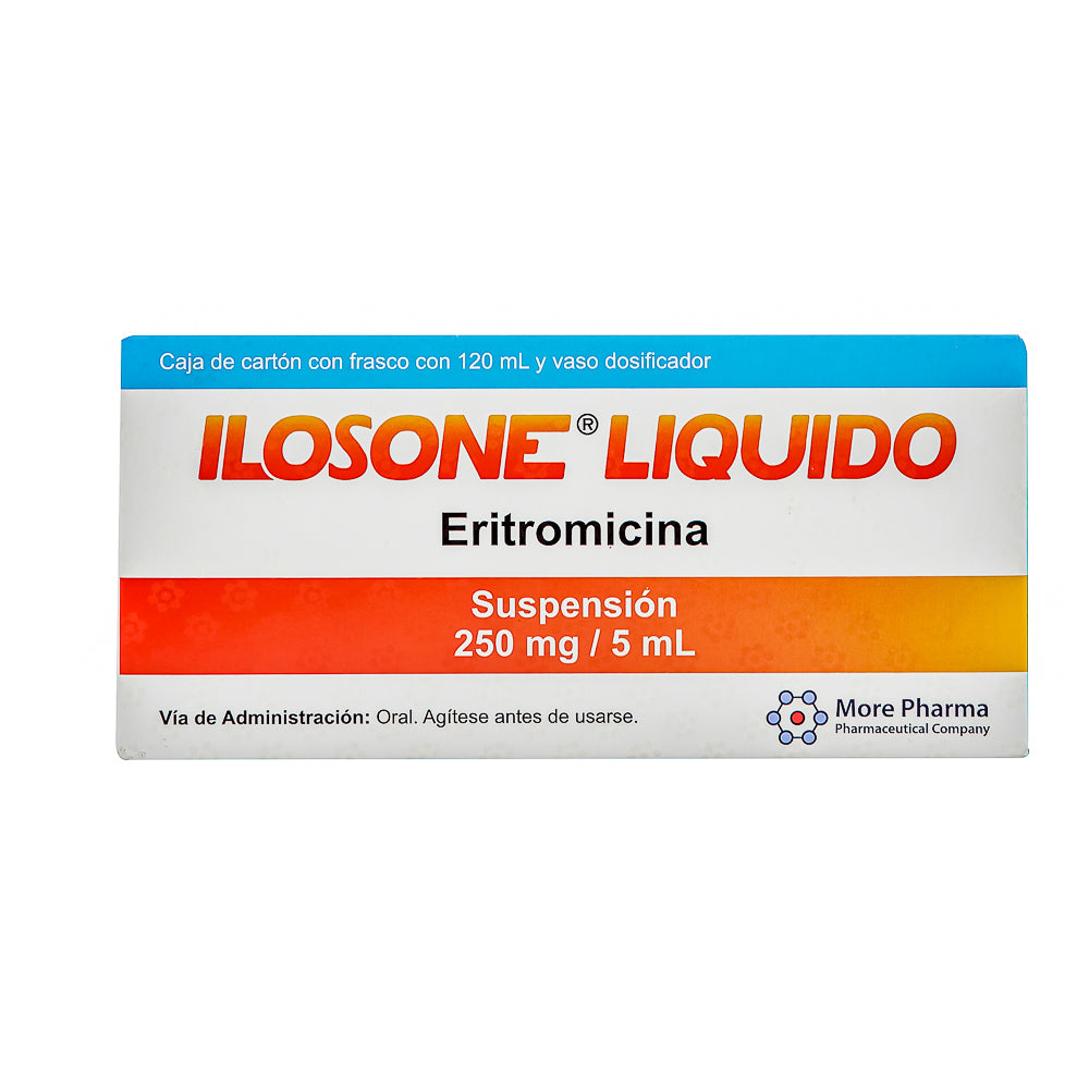 ILOSONE LIQ 250MG SUSP 120ML