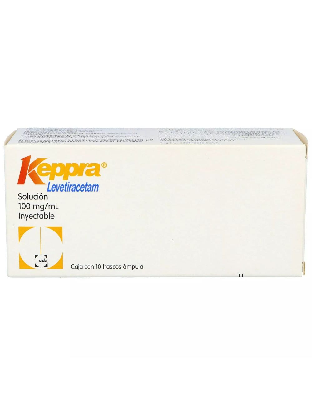 KEPPRA 100 MG/ML FA 5ML C/10