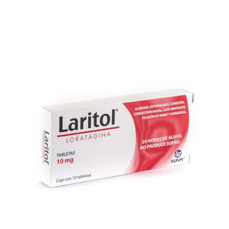 LARITOL 10 TAB 10MG  MAVER