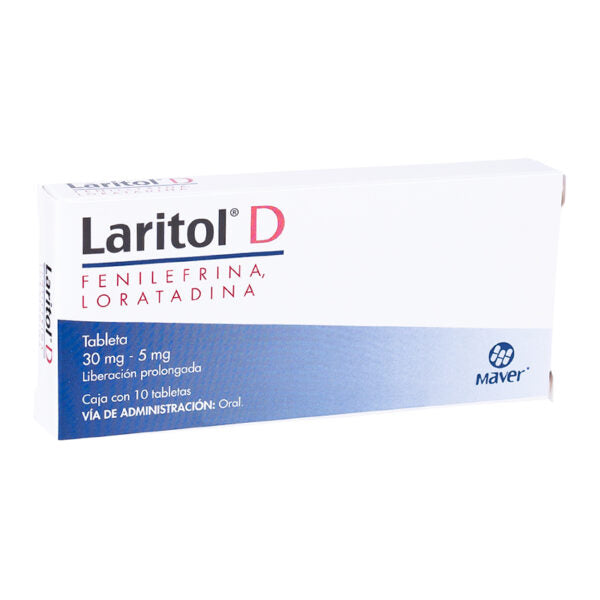 LARITOL D 10 GRAG 30 5MG   MAVER