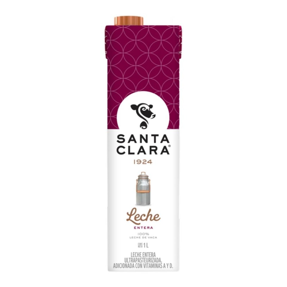 LECHE SANTA CLARA ENTERA 1LITRO