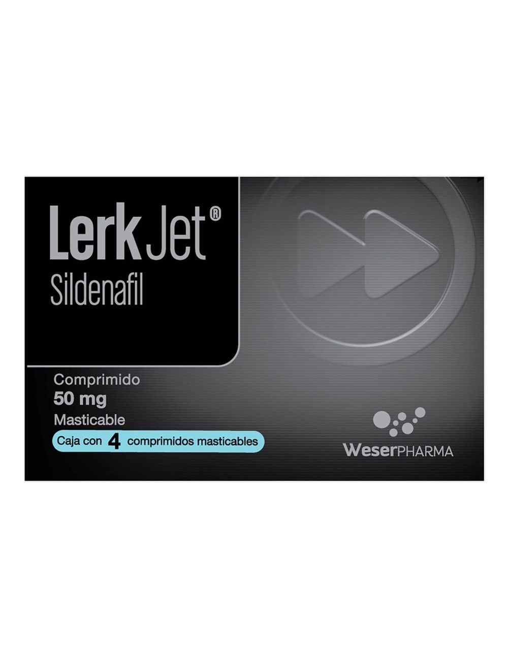 LERK JET MASTIC 50MG CPR C4