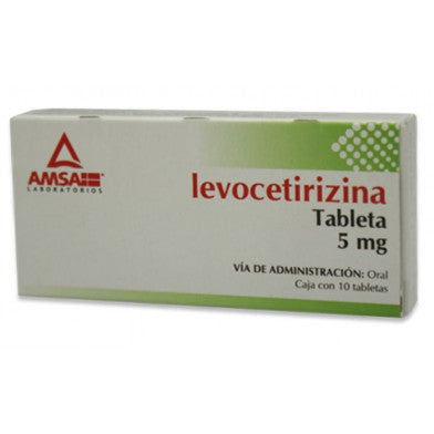 LEVOCETIRIZINA 10 TAB 5MG  AMSA