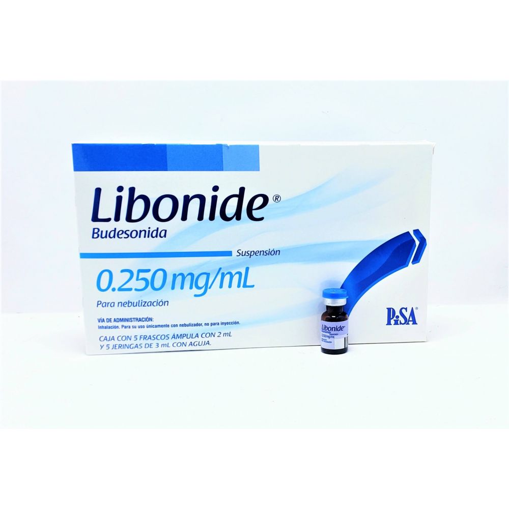 LIBONIDE 0.250MG/ML 5FA C/5JG X 3ML