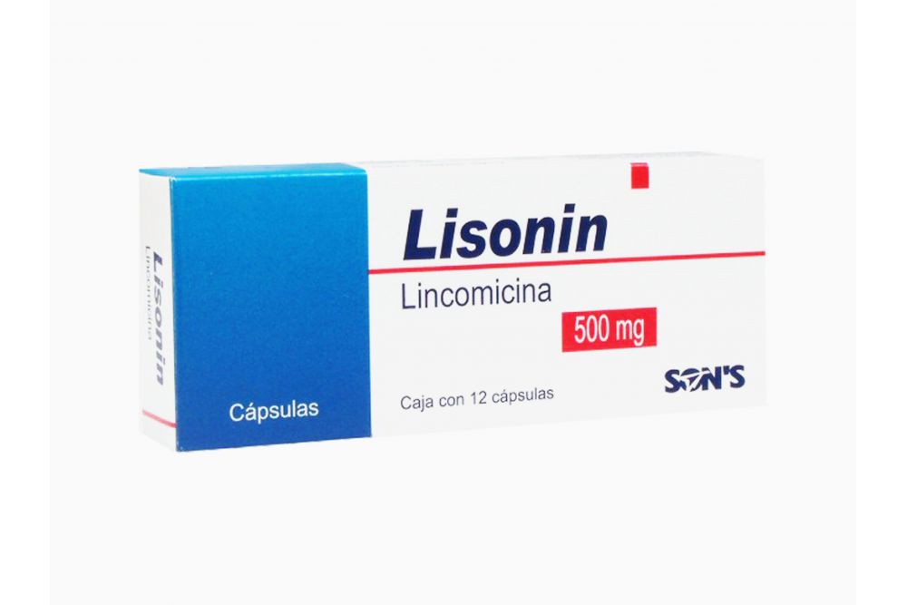 LISONIN 12 CAP 500MG  SONS