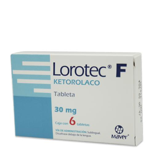 LOROTEC F 6 TAB 30MG  MAVER