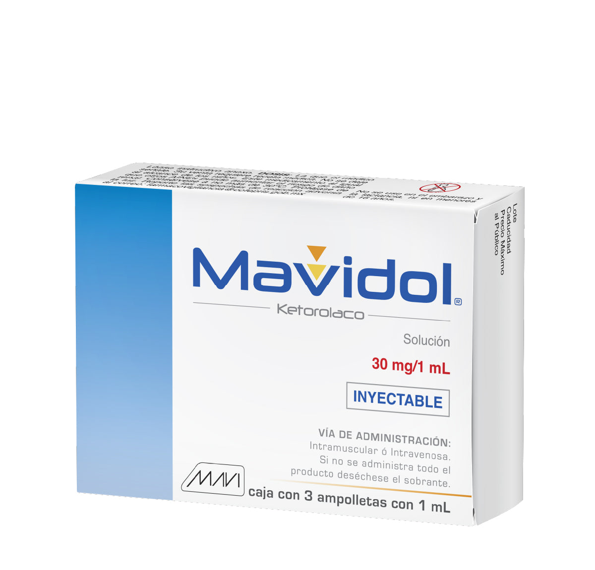 MAVIDOL 3 AMP 30MG  MAVI