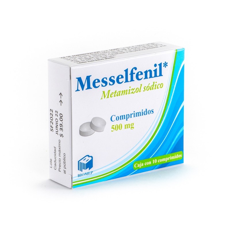 MESSELFENIL 10 COMP 500MG  BIOMEP