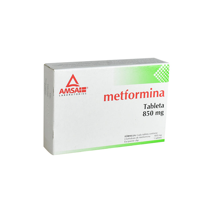 METFORMINA 30 TAB 850MG  AMSA