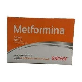 METFORMINA 60 TAB 500MG  SANFER